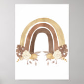 虹の花のポスター 子供部屋 プリント (正面)