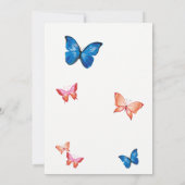 虹の花の卒業祝い招待状 招待状 (裏面)