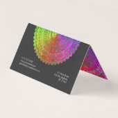虹の花の曼荼羅 名刺 (裏面)