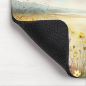 虹の花の草地 マウスパッド (コーナー)