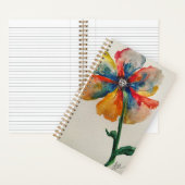 虹の花スパイラルノート ノートブック (内側)
