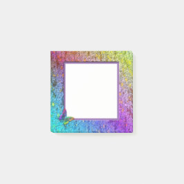 [虹の花フレーム]抽象的なw/Butterfly ポストイット