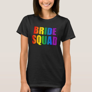 虹の花嫁チーム レズビアンLGBT ウェディング Tシャツ