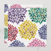 虹の花束 あらゆる場面を彩る ご招待状 招待状 (正面/裏面)