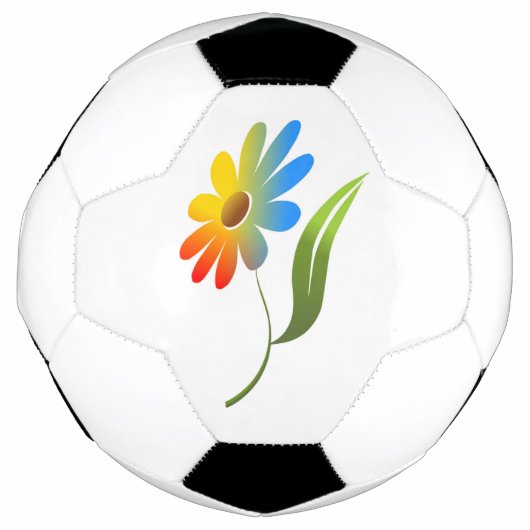 虹の花 サッカーボール (正面)