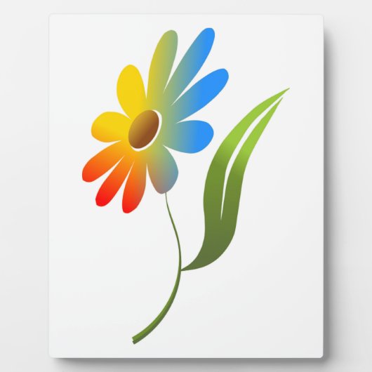 虹の花 フォトプラーク (正面)