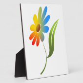 虹の花 フォトプラーク (側面)