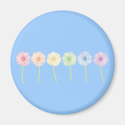 虹の花 マグネット (正面)