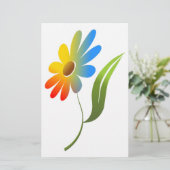虹の花 便箋 (スタンド正面)