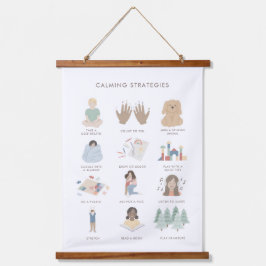 虹の落ち着き戦略クラスルームの装飾 吊り下げ型タペストリー