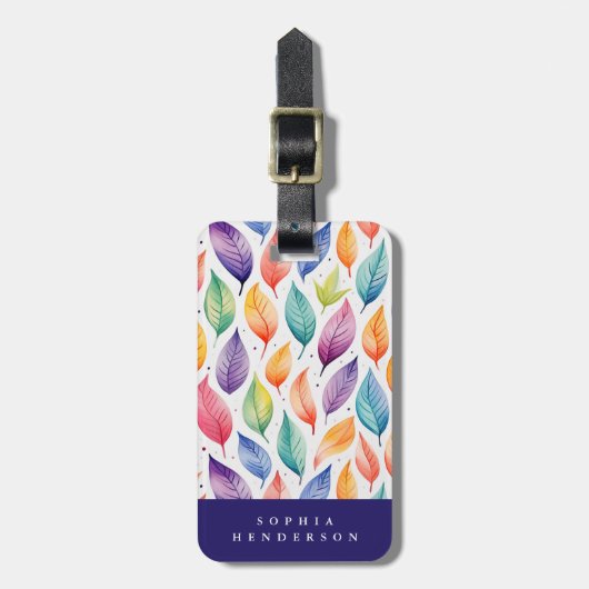 虹の葉 ラゲッジタグ (正面縦)