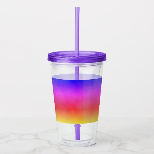 虹の蒸気 アクリルタンブラー (正面)