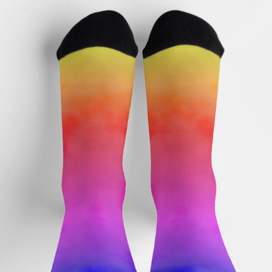 虹の蒸気 ソックス (上部)