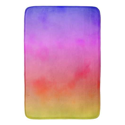 虹の蒸気 バスマット (正面縦)