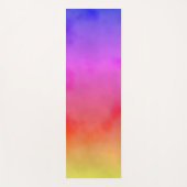 虹の蒸気 ヨガマット (正面)