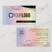 虹の虹が輝く虹アニーサービスビジネス 名刺 (正面/裏面)