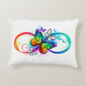 虹の蝶と明るい無限大 アクセントクッション (裏面)