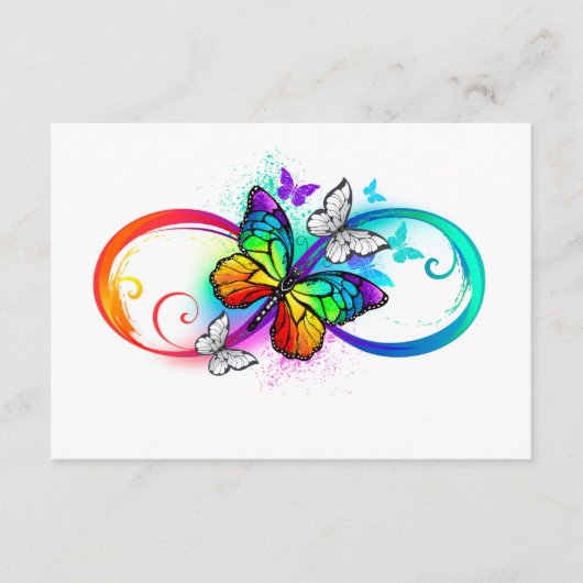 虹の蝶と明るい無限大 アドバイスカード (正面)