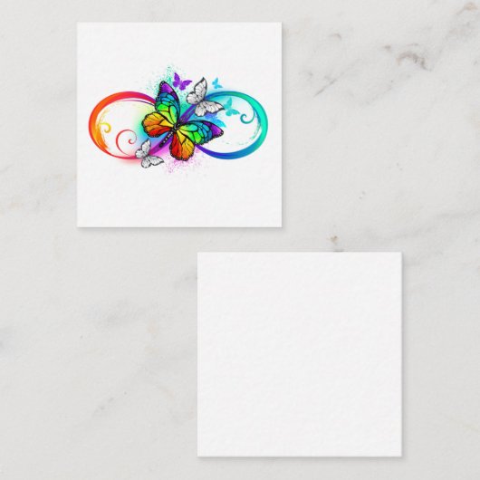 虹の蝶と明るい無限大 エンクロージャーカード (正面/裏面)