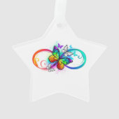 虹の蝶と明るい無限大 オーナメント (裏面)