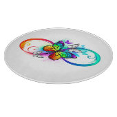 虹の蝶と明るい無限大 カッティングボード (角)