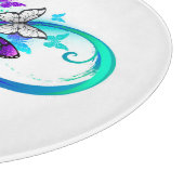 虹の蝶と明るい無限大 カッティングボード (角)