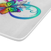 虹の蝶と明るい無限大 カッティングボード (角)
