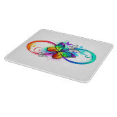 虹の蝶と明るい無限大 カッティングボード (角)