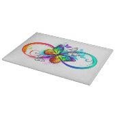 虹の蝶と明るい無限大 カッティングボード (角)