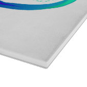 虹の蝶と明るい無限大 カッティングボード (角)