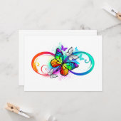 虹の蝶と明るい無限大 カード (正面/裏面インサイチュ)