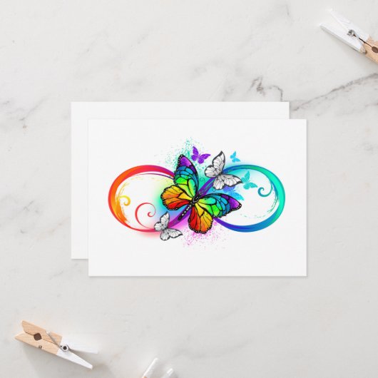 虹の蝶と明るい無限大 カード (正面/裏面インサイチュ)