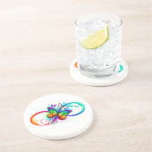 虹の蝶と明るい無限大 コースター (側面)