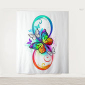 虹の蝶と明るい無限大 タペストリー (正面)