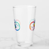 虹の蝶と明るい無限大 タンブラーグラス (右)