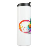 虹の蝶と明るい無限大 タンブラー (回転左)