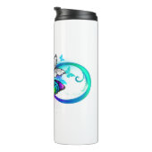 虹の蝶と明るい無限大 タンブラー (回転右)