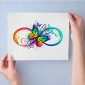 虹の蝶と明るい無限大 チラシ (手)