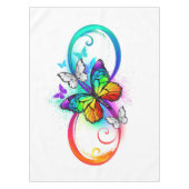 虹の蝶と明るい無限大 テーブルクロス (正面)