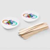 虹の蝶と明るい無限大 ハンドファン (組立なし)