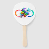 虹の蝶と明るい無限大 ハンドファン (裏面)