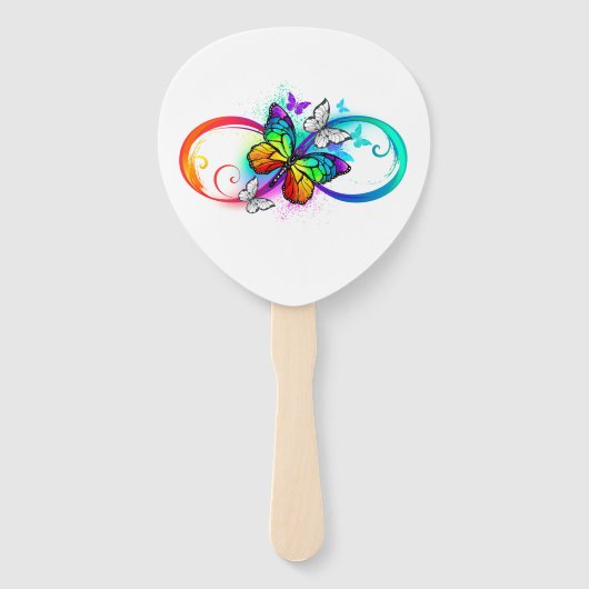 虹の蝶と明るい無限大 ハンドファン (正面)