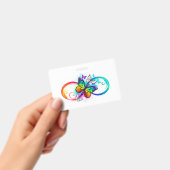 虹の蝶と明るい無限大 バッジ (Handheld)