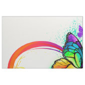 虹の蝶と明るい無限大 ファブリック (ファットクウォーター)