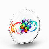 虹の蝶と明るい無限大 フォトブロック (左)