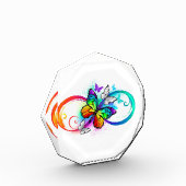 虹の蝶と明るい無限大 フォトブロック (左)