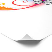 虹の蝶と明るい無限大 フォトプリント            (角)