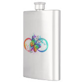 虹の蝶と明るい無限大 フラスク (左)