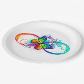 虹の蝶と明るい無限大 ペーパープレート (アングル)