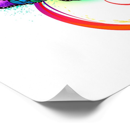 虹の蝶と明るい無限大 ポスター (角)